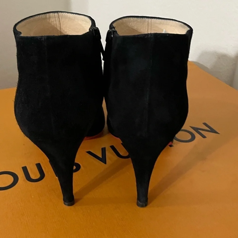 Christian Louboutin, Belle bootie, Lux Veau Velour EU37 85mm black suede - Picture 9 of 12